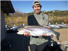 Elliot berquist of Escondido 5.80 pound rout caught 2-1-23 using a powerworm in Willow Cove