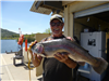 Erwin LeBlanc of San Juan Capistrano, 8.90 pound trout caught 4-9-21 using a mini-jig at the east en
