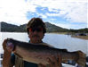 Fausto Barron of Escondido, 6.85 pound Trout caught 3-3-12 on a powerbait powerworm combo on Senior 