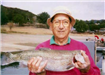 Frank Romeo of Escondido, 5.50 pound Trout caught 1-5-01 on White Powerbait