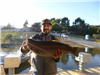 Frederico Robles of Escondido, 8.90 pound trout caught 2-5-23 using powerbait at Bass Point.
