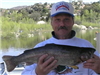 Gary Greetis of Valley Center, 5.65 pound Trout caught 4-6-12 on inflated nightcrawler in Boat Dock 