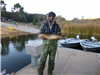 Hamid Seyf of Rancho Penasquitos, 5.70 pound trout cagt 1-3-19 using a fly near West Buoy Line.