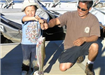 Ian Kiar of Escondido, 4.06 pound Trout caught 1-17-09 using Chartreuse Colored Power Worm in Boat D