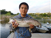Ismael Martinez of Vista, 8.65 pound trout caught 3-13-16 using an inflated nightcrawler in Oakvale 