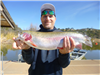 James Bogin of Vista, 8.90 pound trout caught 3-9-23 using a chatter bait in Oakvale Cove