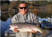 James Woodward of La Crescenta, 8.00 pound Trout caught 12-29-11 on Shiner at East Buoys