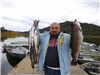 Jeremy Comilnag of San Diego, 8.40 pound trout caught 12-22-19 using a green power-worm in Willow Co