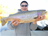 Jesse Tran of San Diego, 6.20 pound trout caught 12-14-17 using a green mousetail in Boat Dock Cove.