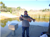 Jesse Tran of San Diego, 9.40 pound trout caught 1-23-19 using soft jig in Willow cove.