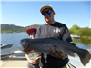 Jesus Mayo Jr. of Valley Center, 8.60 pound trout caught 6-8-18 using an inflated nightcrawler in Oa