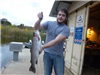 Johnathan Edwards of Lynchburg Virginia, 5.50 pound trout caught 12-19-15 using a nightcrawler in Oa