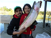 Jose Lopez of Escondido, 9.65 pound trout caught 12-17-16 using green powerbait in Oakvale Cove.