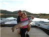 Kelsey Kennedy of Valley Center, 7.90 pound Trout caught 1-6-14 using a nightcrawler at the West Buo