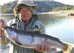 Khammone Sophabmixay of Escondido, 7.25 pound Trout caught 1-3-10 on Green Powerbait west of Senior 