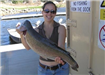 Leticia Arballof of San Diego, 7.31 pound Trout caught 2-17-07 on Green Powerbait in Boat Dock Cove
