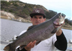 Matt Herrera of Vista, 7.37 pound Trout caught 1-15-10 on Corn Colored Powerbait in Willow Cove