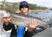 Matt Herrera of Vista, 11.00 pound Trout caught 12-28-07 on Nitro Bait in Willow Cove