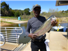 Michael Allen of Murrieta, 9.90 pound trout caught 4-7-23 using rainbow powerbait on Senior Shorelin