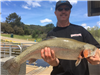 Michael Kutz of Riverside, 8.00 pound trout caught 4-6-19 using a night-crawler at the East Buoys.