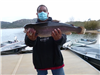 Michael Villanueva of Temple City, 8.40 pound trout caught 3-14-21 using a fire tiger cd-3 rapala lu