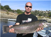 Mike Froelich of San Diego, 9.50 pound Trout caught 12-16-06 on Chartreuse Powerbat near Murphys Roc