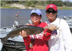 Myra Chastain of Escondido, 6.50 pound Trout caught 5-5-07 on Nightcrawler in Boat Dock Cove