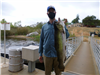 Nathan Orr of San Marcos, 6.30 pound trout caught 5-2-21 using a Rapala lure in Oakvale Cove.