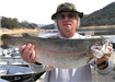 Noel Masing of Escondido, 8.50 pound Trout caught 2-07 on Green Powerbait in Willow Cove