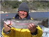 Rene Dodson of Escondido, 5.10 pound Trout caught 3-1-12 on green powerbait in Oakvale Cove