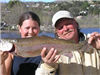 Rene Dodson of Escondido, 5.90 pound Trout caught 3-8-12 on Plastic Worm in Oakvale Cove