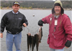 Richard Aeling and Mike Cochran of Escondido, Stringer of 6 Trout (5.06 pound largest) caught 12-12-