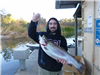 Robert Pellicio of Escondido, 8.70 pound trout caught 12-10-22 using yellow powerbait on Senior Shor