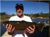 Roy Duncan of Escondido, 6.25 pound Trout caught 2-13-13 using a Crappie jig in Boat Dock Cove