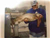Roy Johnson of Valley Center, 15.87 pound trout caught 1-20-99 using a nightcrawler on 43 test in Bo