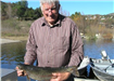 Sam Eisenbraun of Oceanside, 8.50 pound Trout caught 1-5-12 on Powerworm in Oakvale Cove