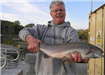 Tim Walston of Oceanside, 7.50 pound Trout caught 3-07 using Inflated Nightcrawler in Boat Dock Cove