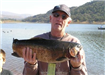 Tom Johnson of Escondido, 11.50 pound Trout caught 12-14-07 on Green Powerbait off Senior Shoreline