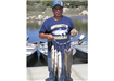 Victor Sarabia of Escondido, Stringer of 5 Trout (13.62 pound) caught 3-23-09 on Green Powerbait in 