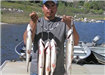 Victor Sarabia of Escondido, Stringer of 5 Trout (18.50 pound) caught 4-5-09 on Green Powerbait in W