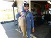 Vu Pham of San Marcos, 7.20 pound trout caught 1-4-18 using a green powerworm in Boat Dock Cove.