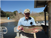 Wayland Roberts, 7.10 pound trout caught 1-10-22 west of Senior Shoreline.