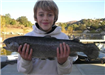 9-year-old Alex Harklerod, 4.50 pound Trout caught 12-06