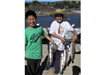 10-year-old Dylan Nguyen and Matthew Le, Stringer of 5 Trout (15.65 pound) caught 2-11-11 on Nightcr