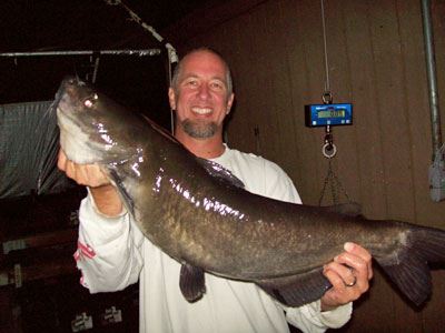 Jed Dickerson of Carlsbad, 14.10 Pounds Catfish caught on Cut Mackerel near Bass Cove