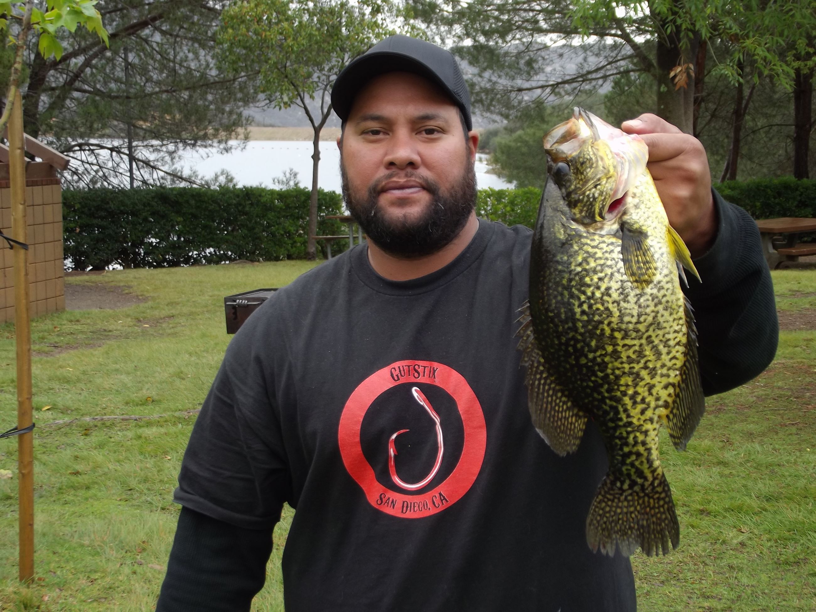 Tasi Tautala new lake record crappie on a mini jig from Boat Dock Coce on 3-1-14