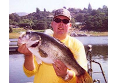 Sam Zepeda, 9.00 pound Bass caught 6-8-01 on Plastic Worm at Senior Shoreline Reef