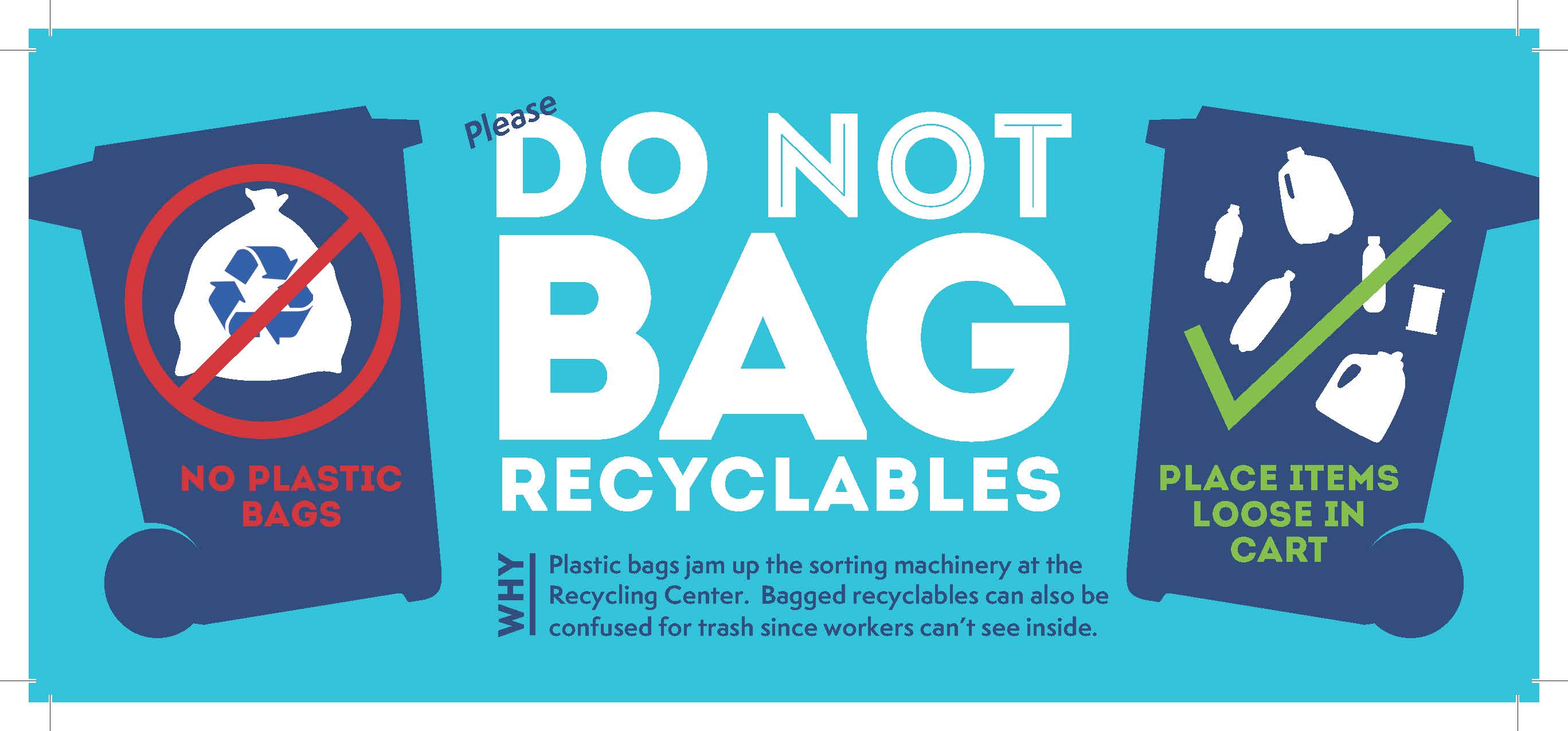Do Not Bag Recyclables