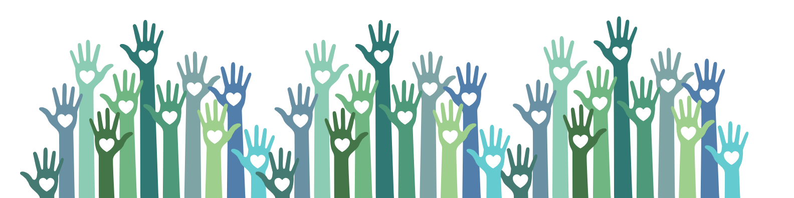 scholarship hands with hearts