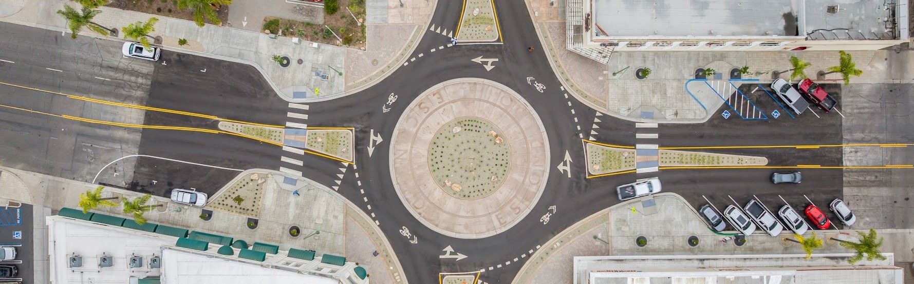 Grand Avenue Roundabout Strip